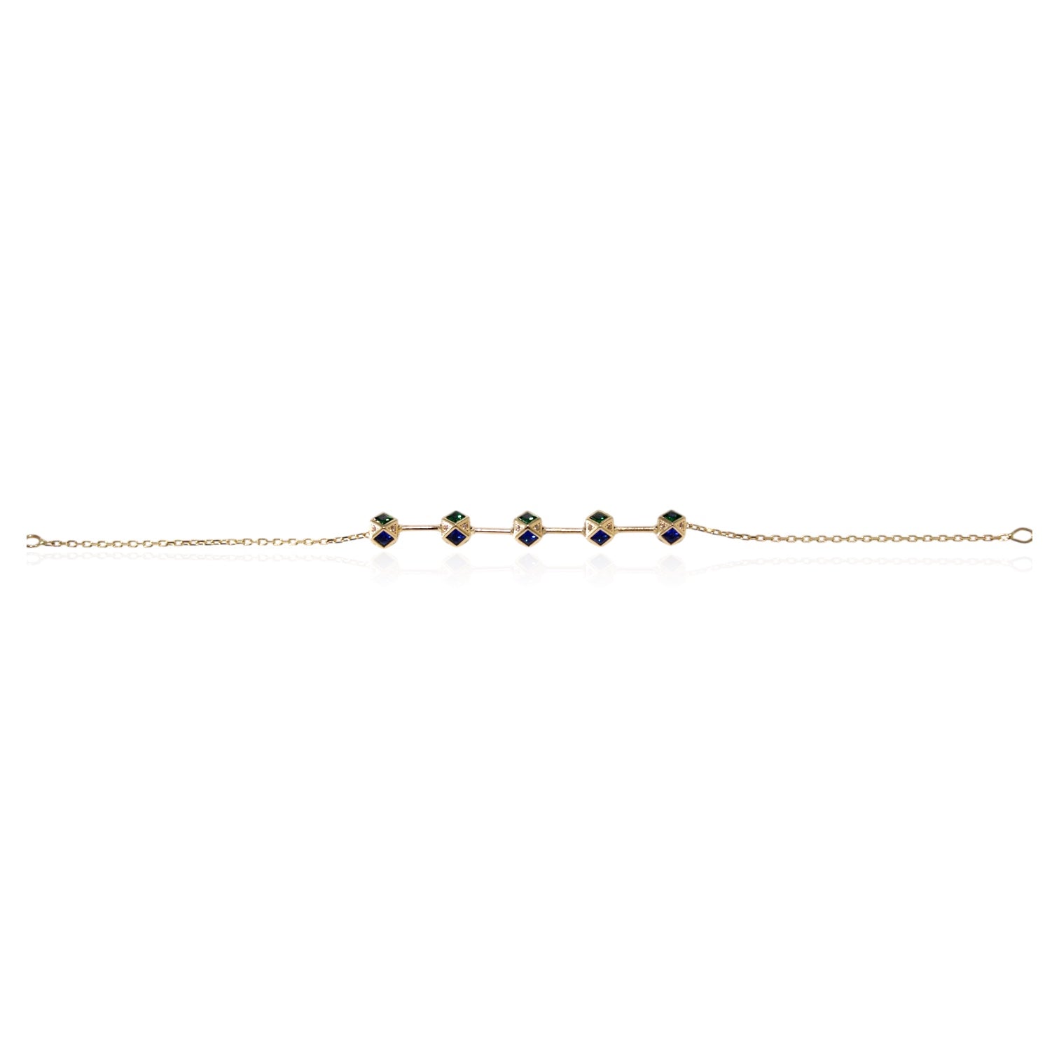 Bracelet Cuatro Vistas 14K Gold