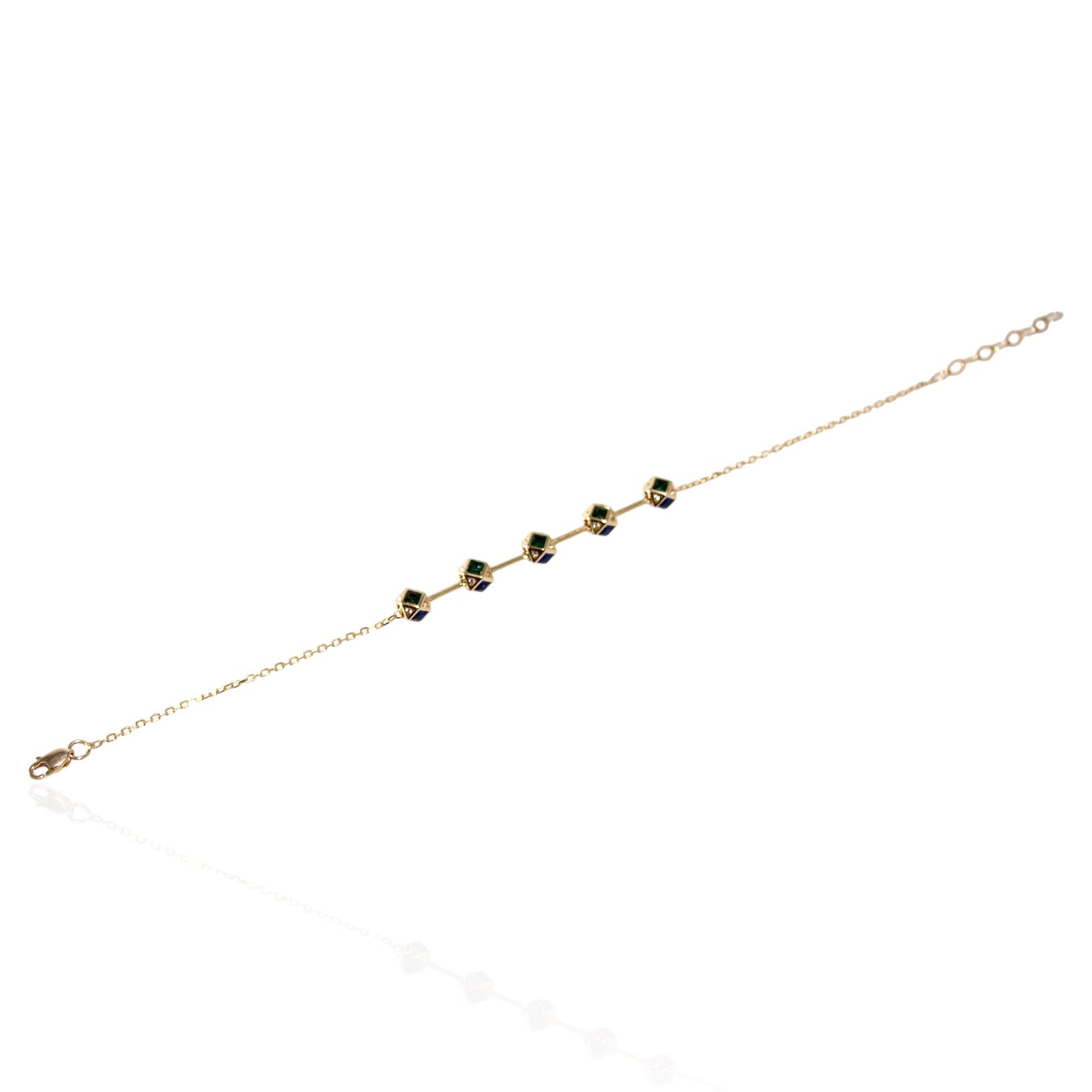 Bracelet Cuatro Vistas 14K Gold