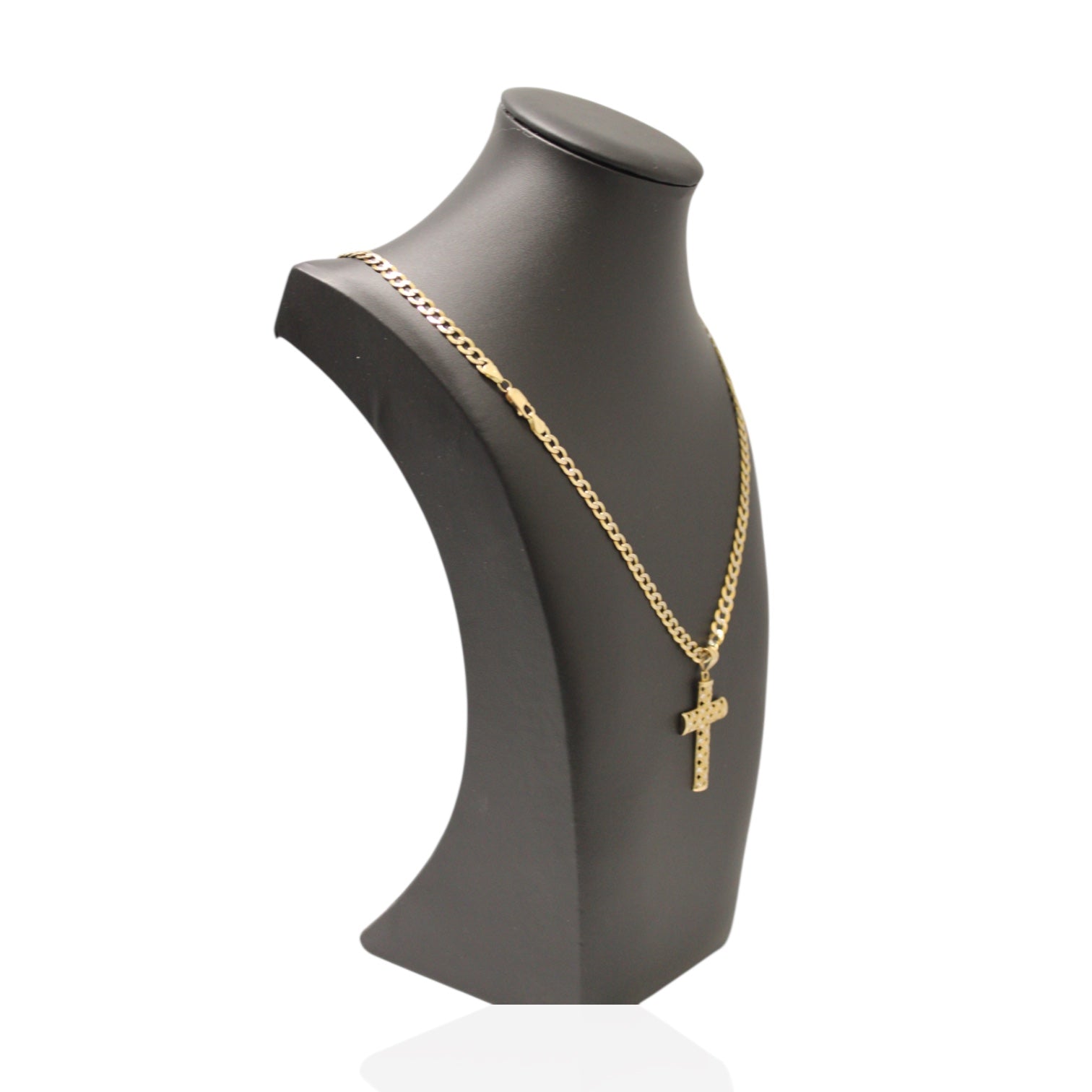 Golden Faith Cuban Diamantada 14k Gold Chain