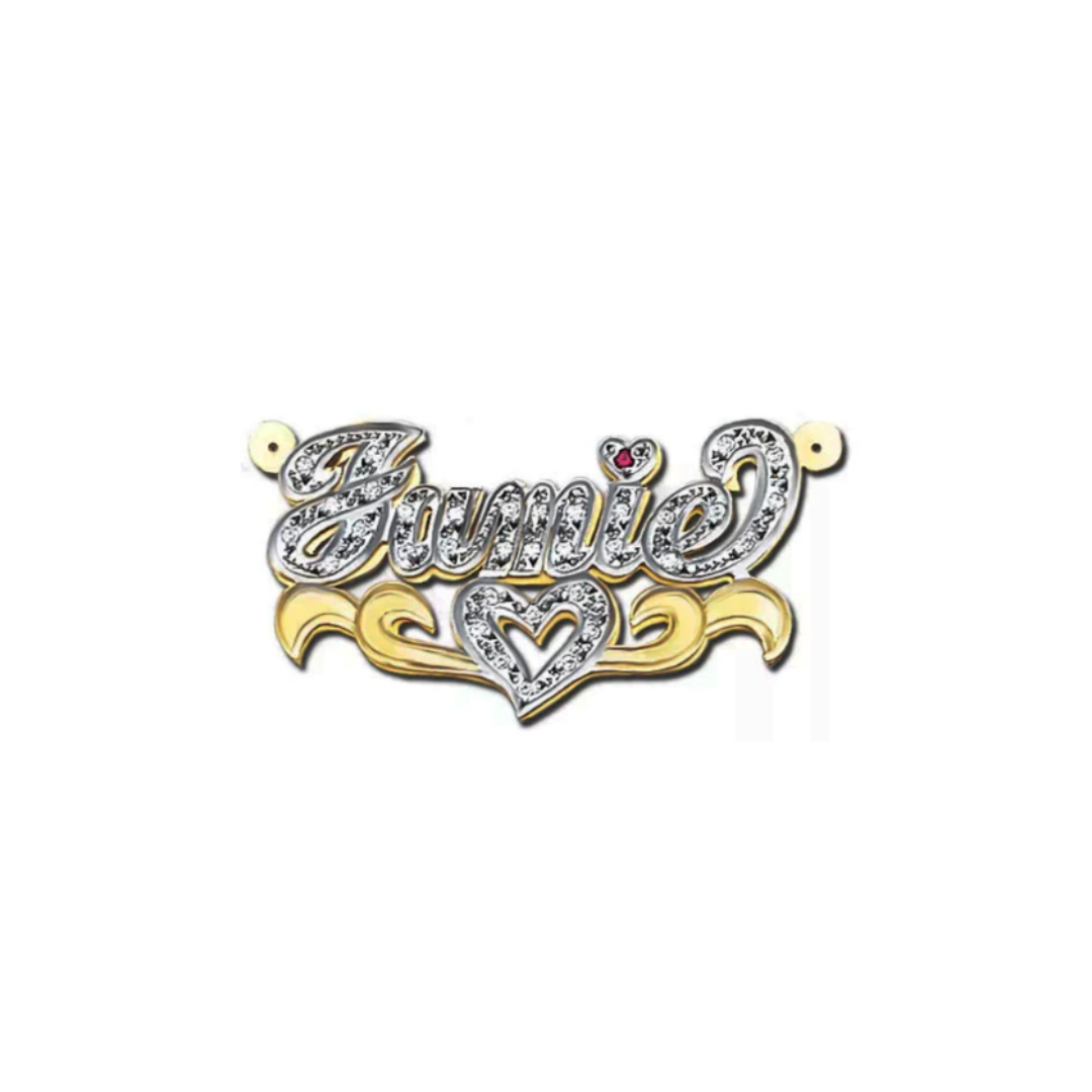 Custom Name Jaime Style 3D 14K Gold