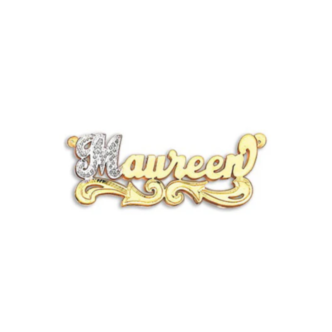 Custom Name Maureen Style 14K Gold
