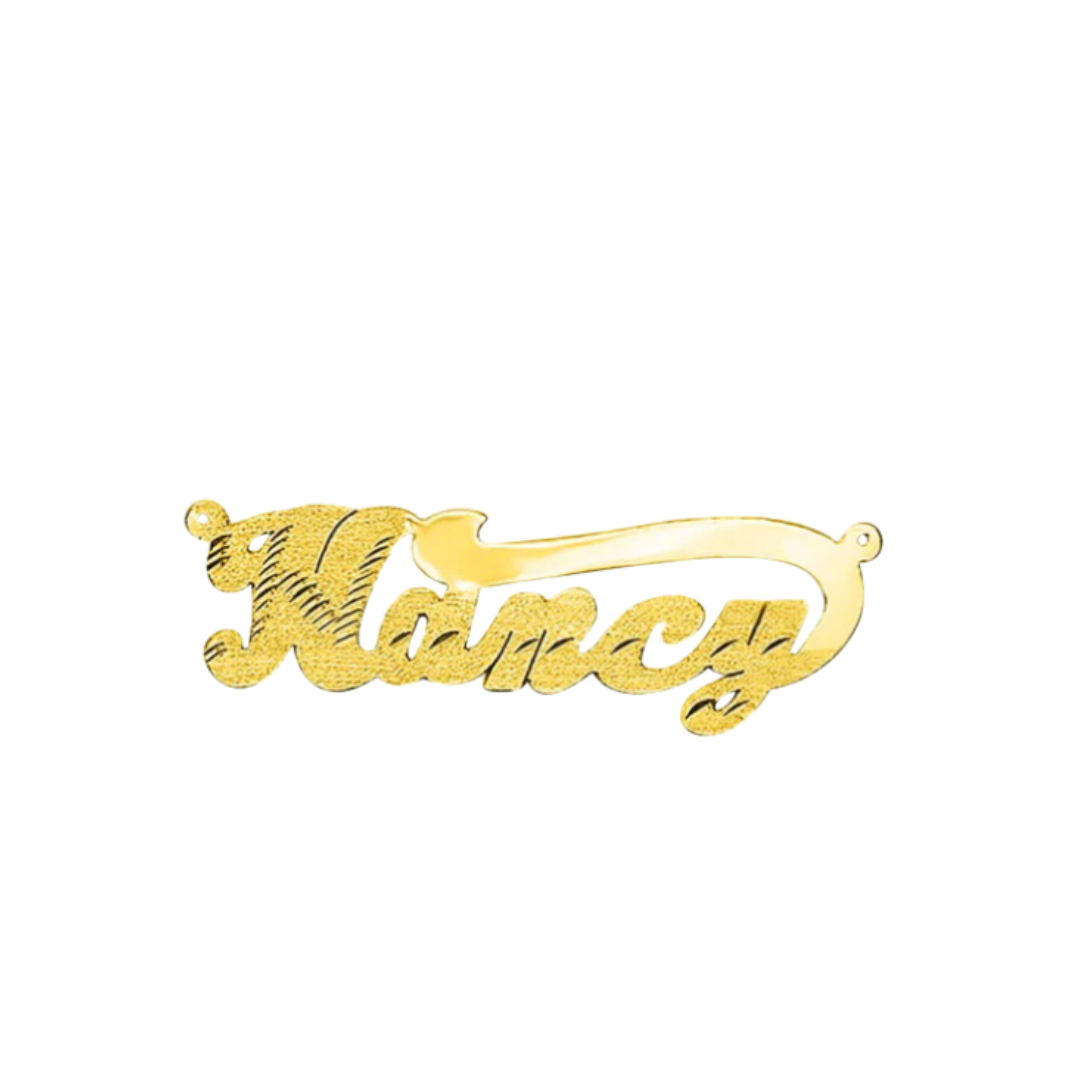 Custom Name Nancy Style Gold 14K
