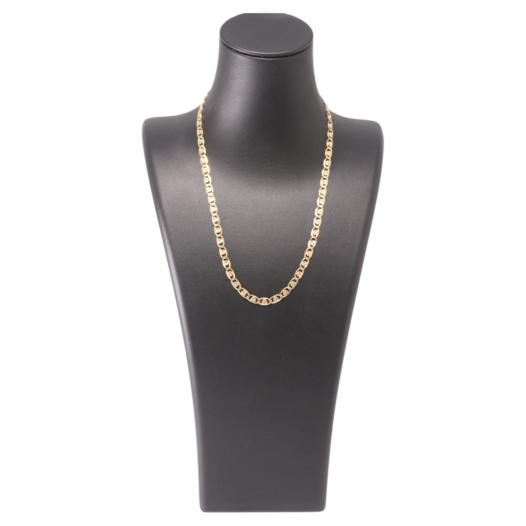 Valentino Tri Color 14K Gold Chain