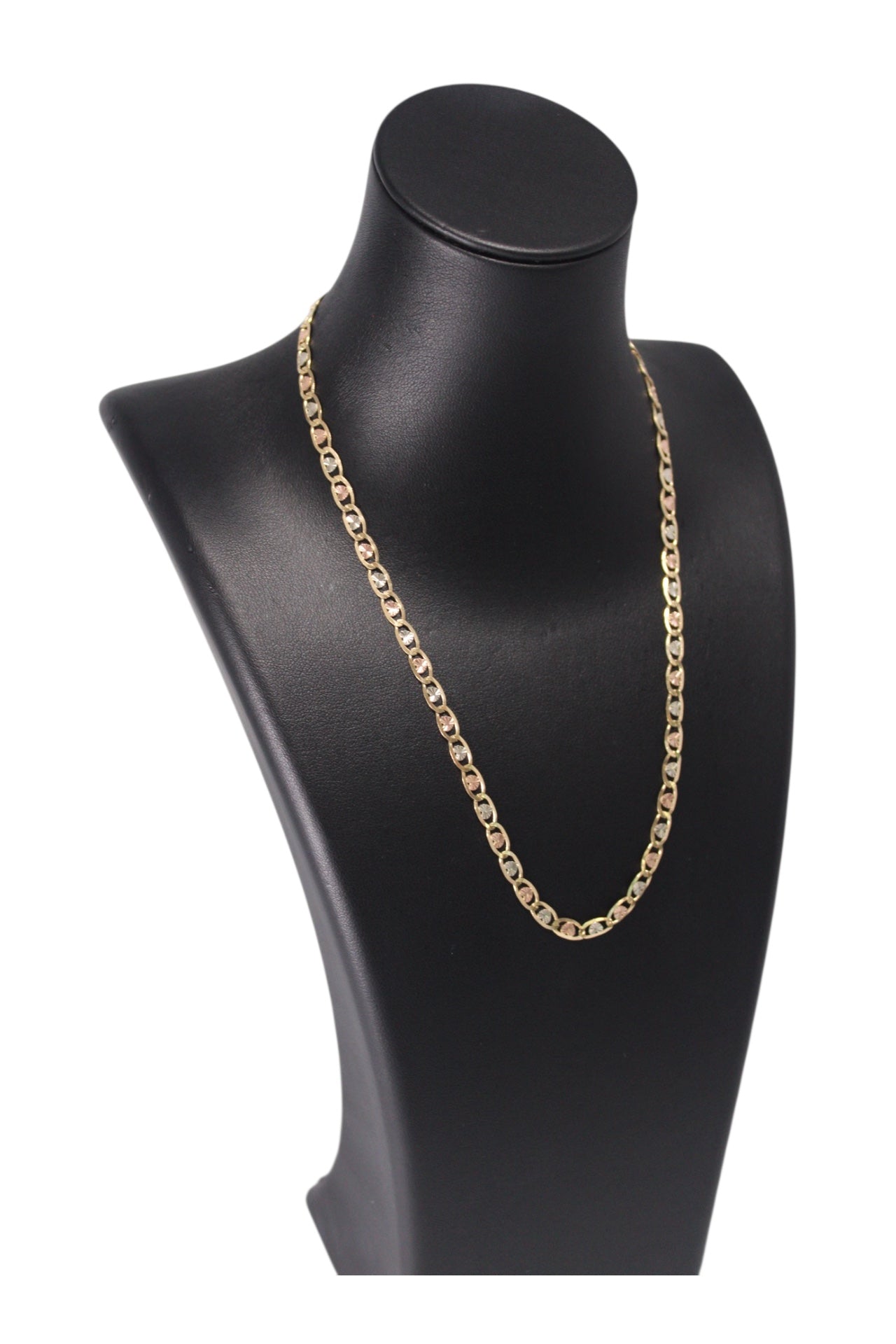 Valentino Tri Color 14K Gold Chain