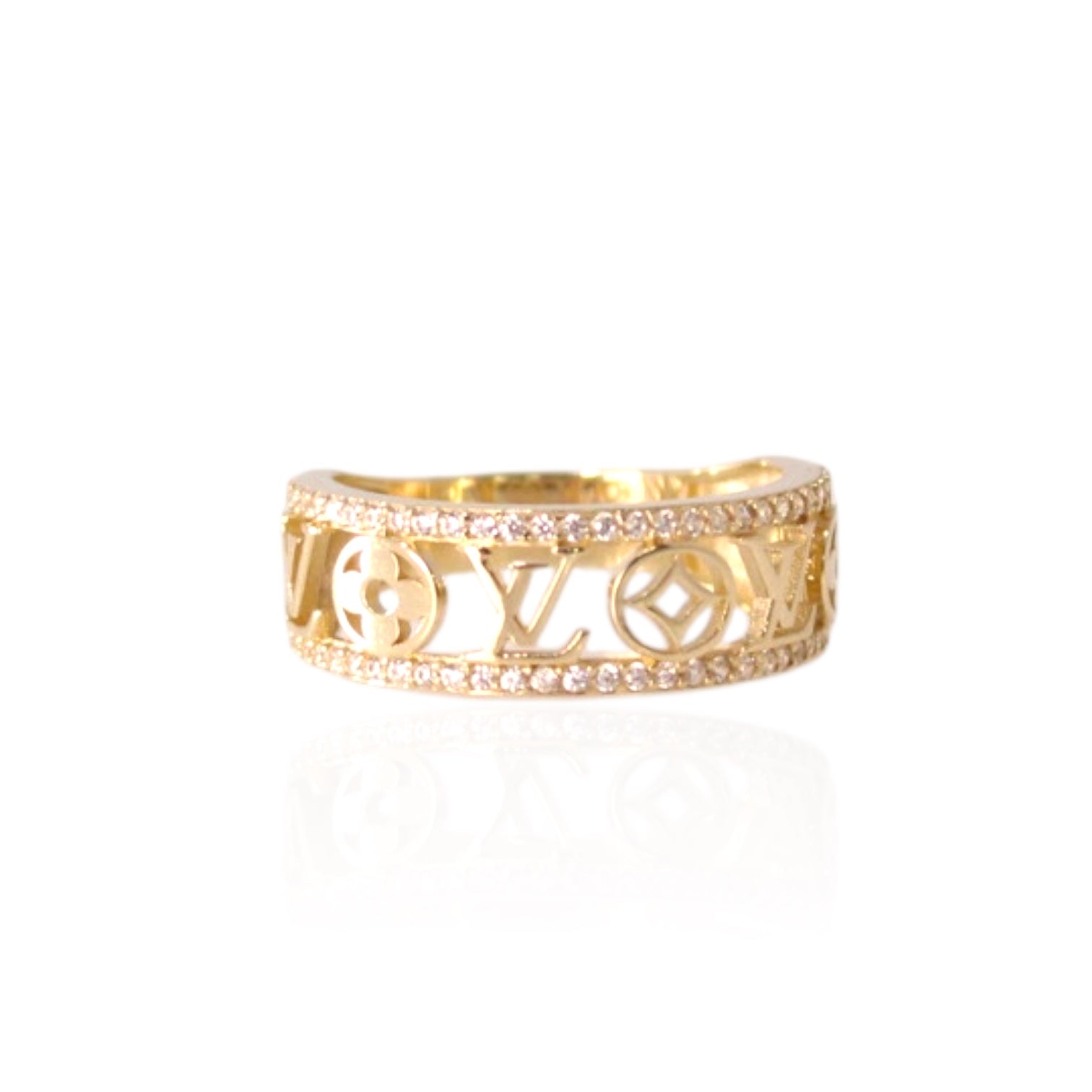 Elegancia Bella Fashion 14K Gold Ring