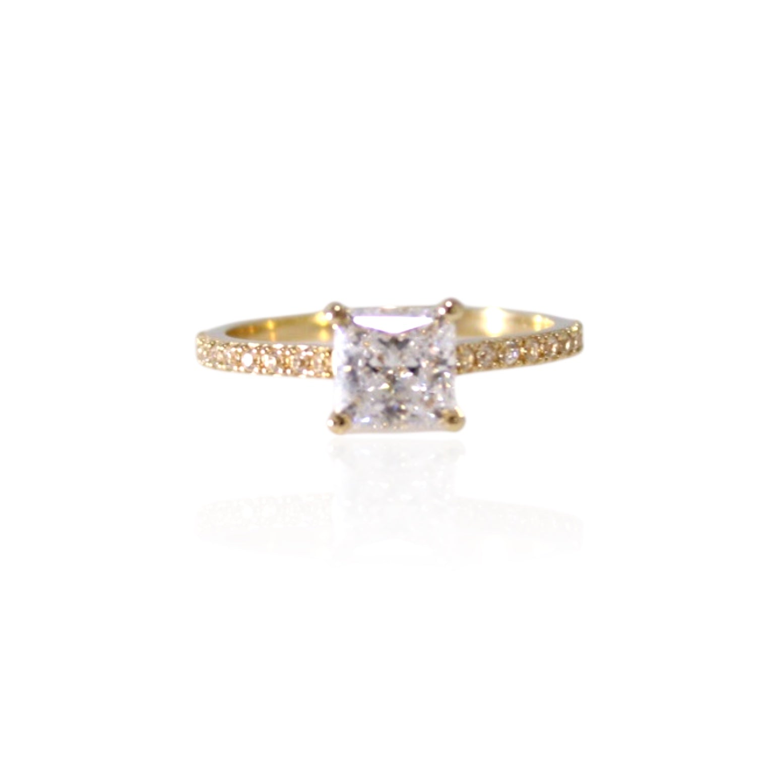 Bella Epoca Style Engagement Ring 14K Gold