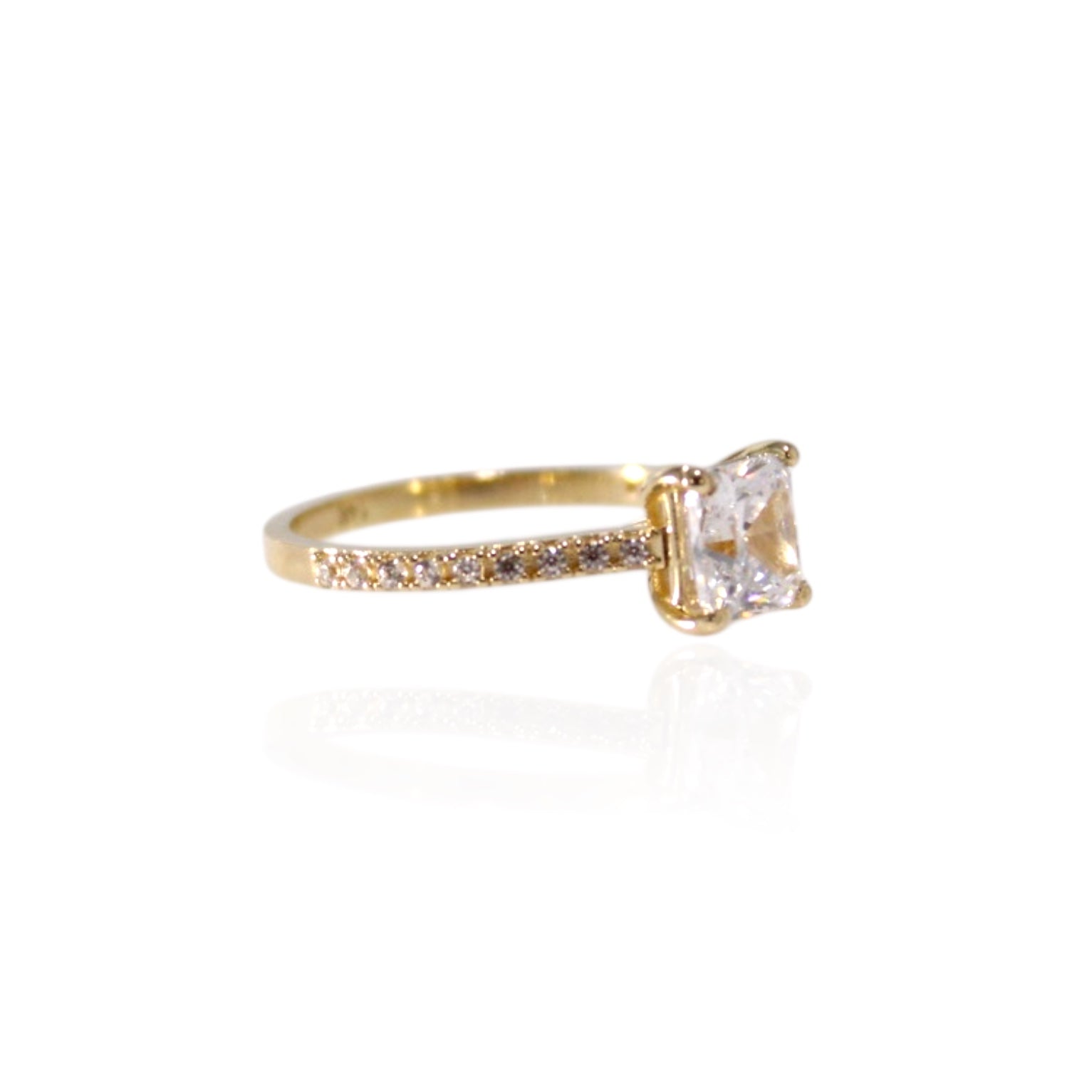 Bella Epoca Style Engagement Ring 14K Gold