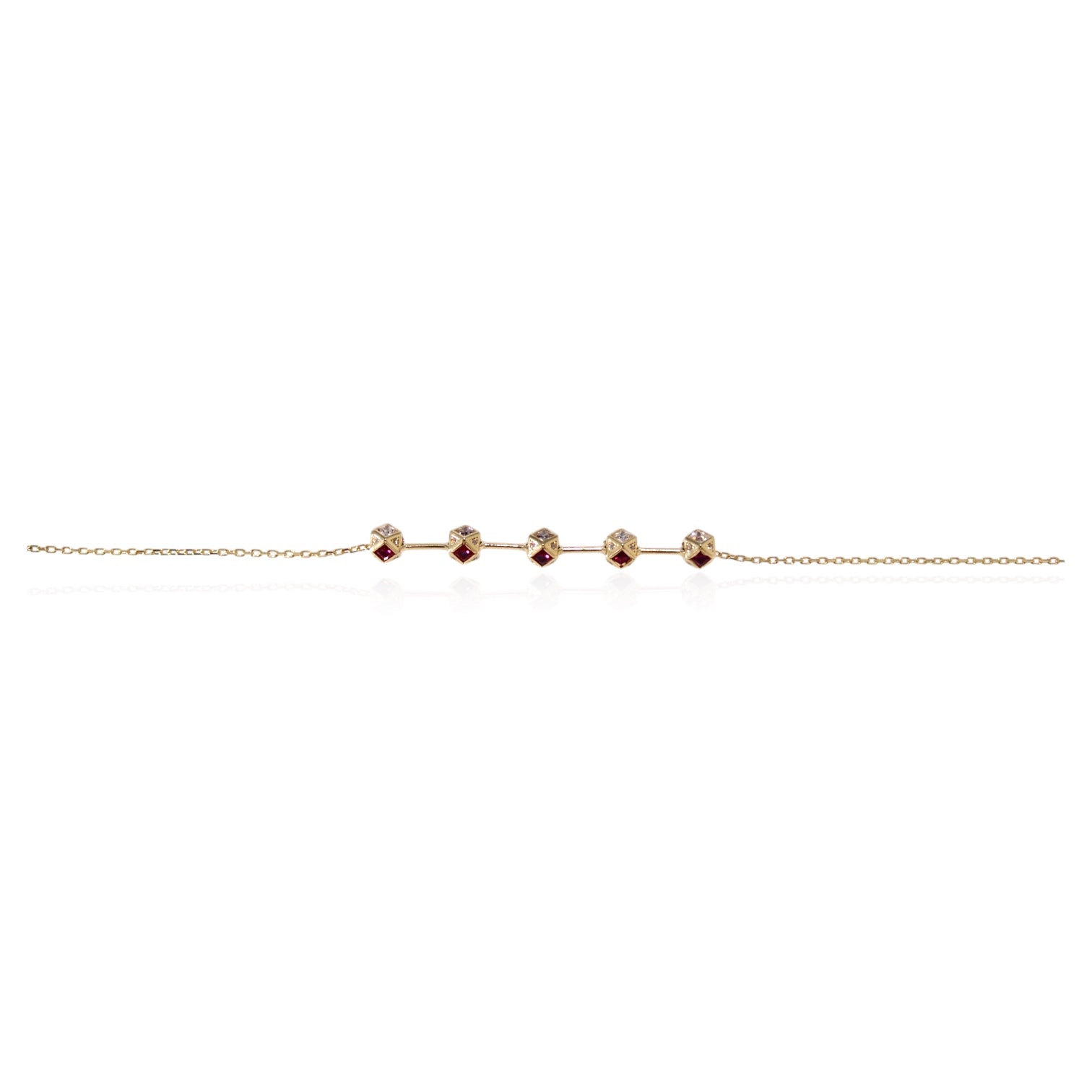 Bracelet Cuatro Vistas 14K Gold