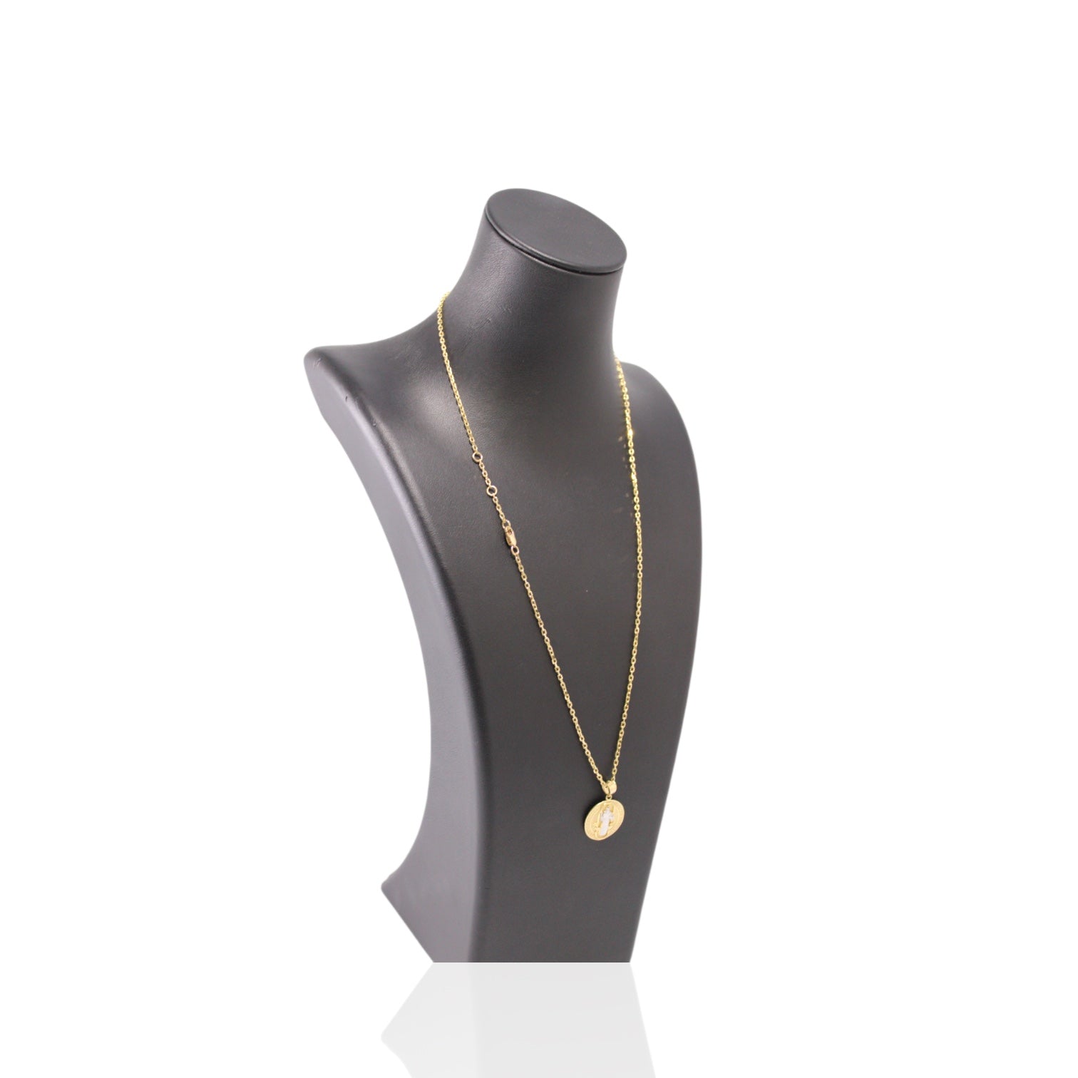 San Benito Pendant With Box Style Chain 14K Gold
