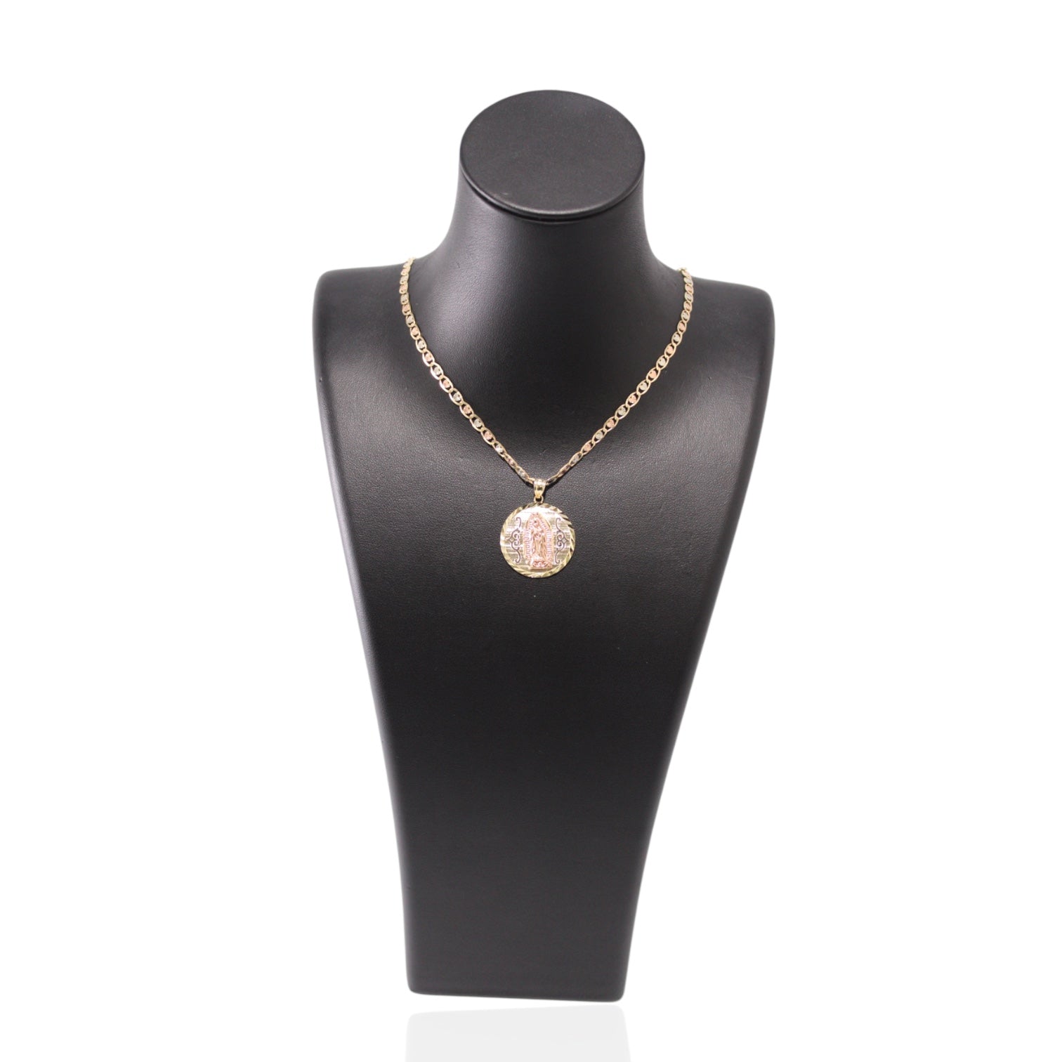 Valentino Two-Tone 14K Gold Chain with Virgen de Guadalupe Pendant