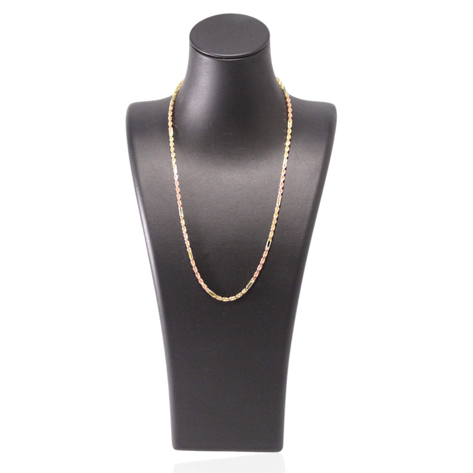 Milano Two Color Gold 14K Chain