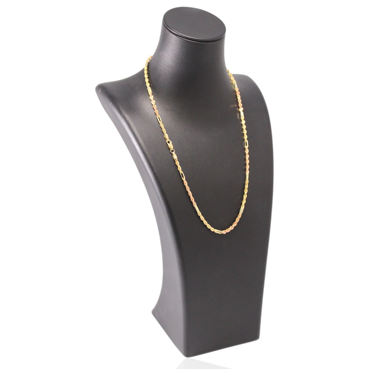 Milano Two Color Gold 14K Chain
