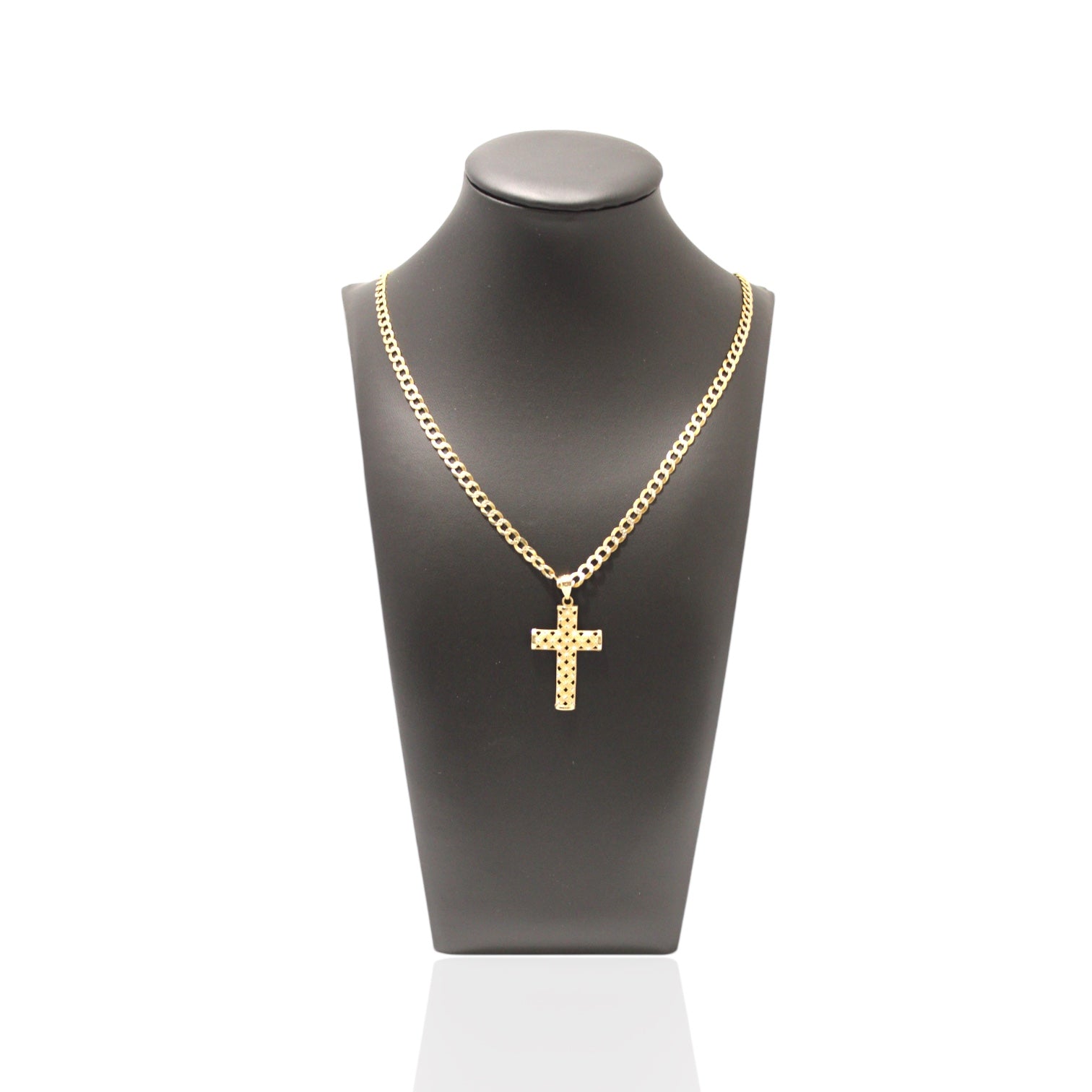 Golden Faith Cuban Diamantada 14k Gold Chain