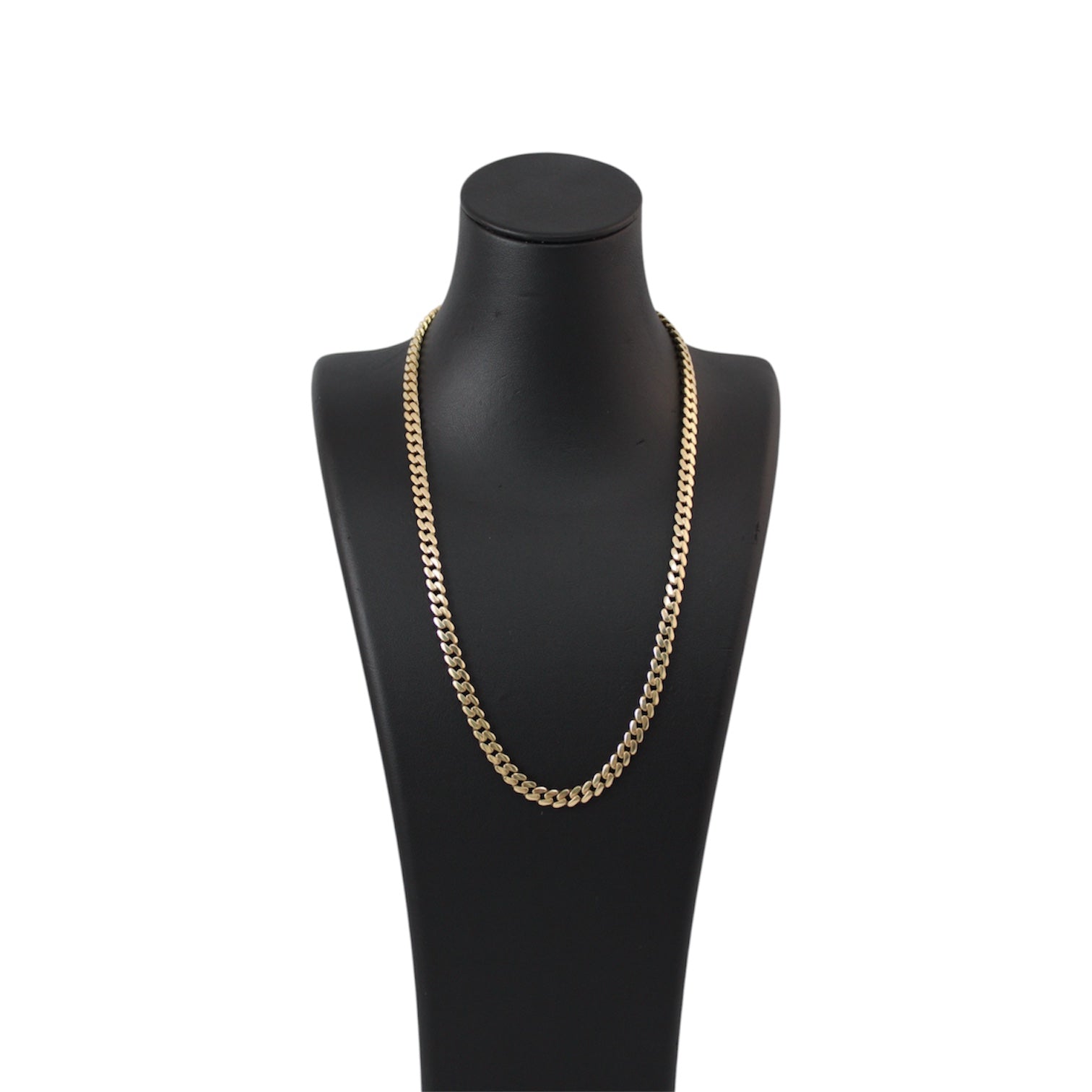 14K Gold Semi Solid Baby Monaco Style Chain