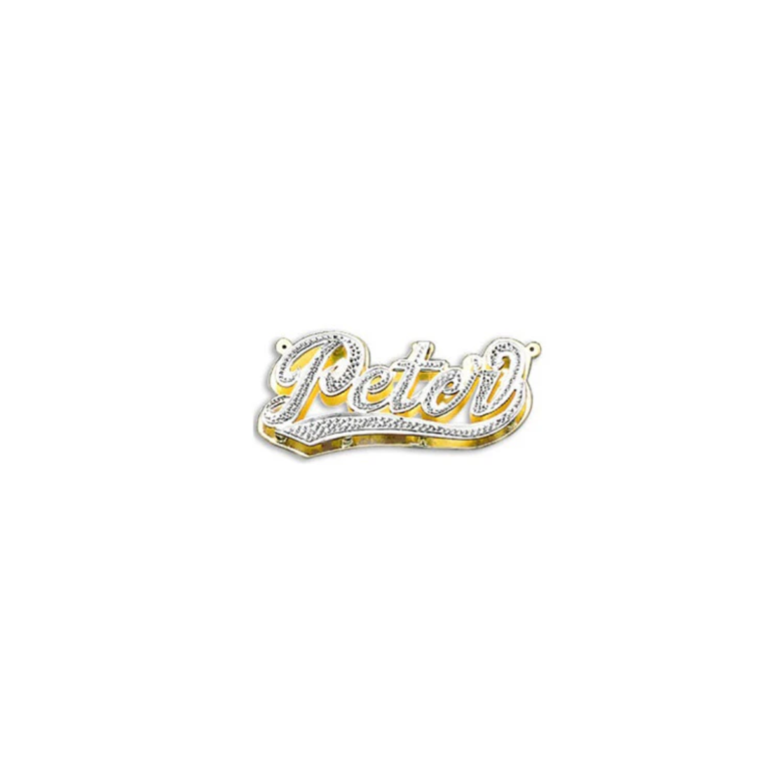 Custom Name Peter Style 14K Gold