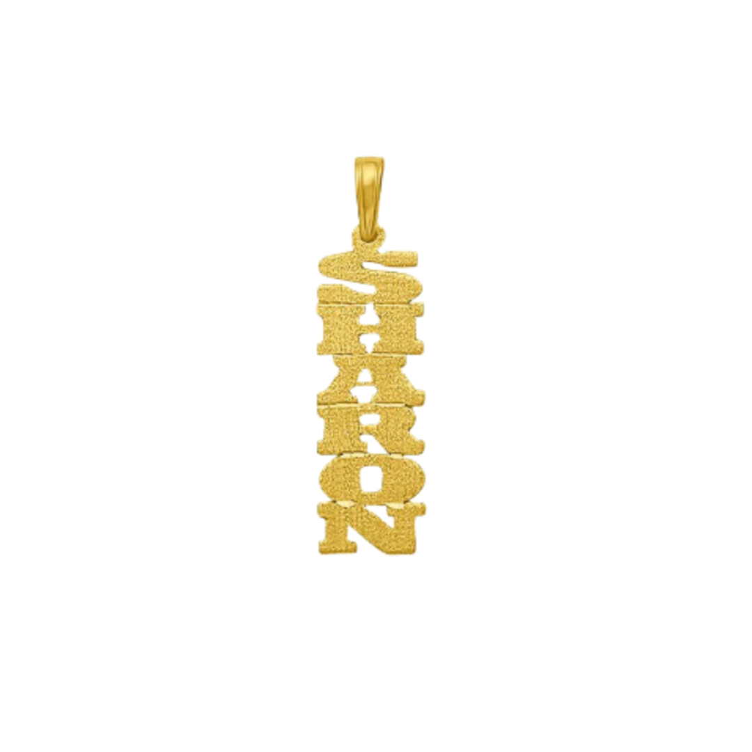 Custom Name Sharon Style 14K Gold